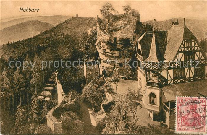 Hohbarr Burgruine Berghotel