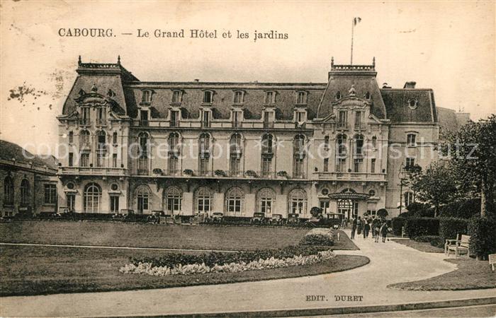 Cabourg Grand Hotel et les jardins