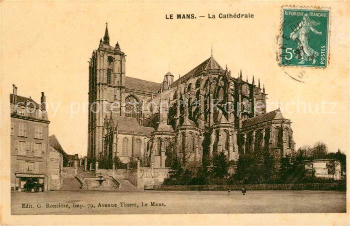 Le Mans Sarthe La Cathedrale