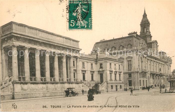 Tours Indre-et-Loire Palais de Justice Novel Hotel de Ville