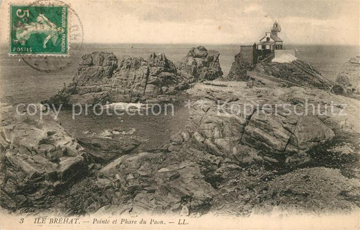 Ile-de-Brehat Pointe et Phare du Paon