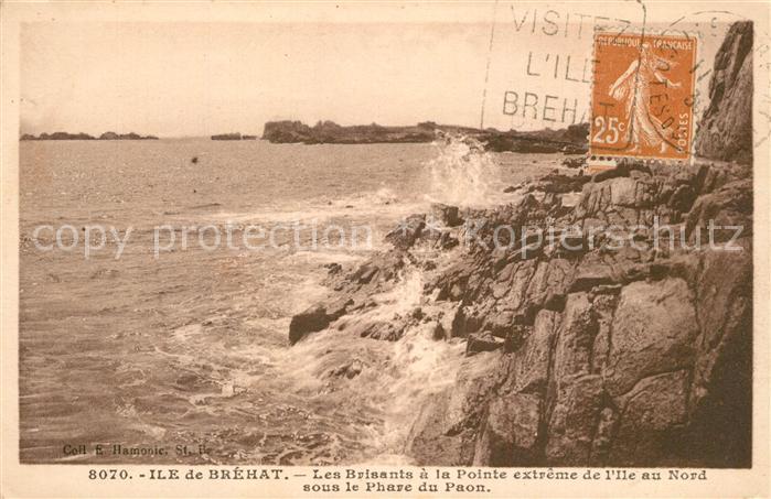 Ile-de-Brehat Les Brisants sous le Phare du Paon