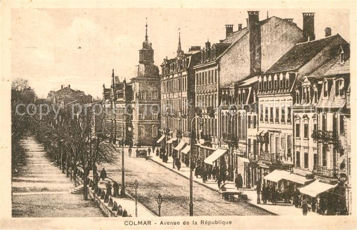Colmar Haut Rhin Elsass Avenue de la République