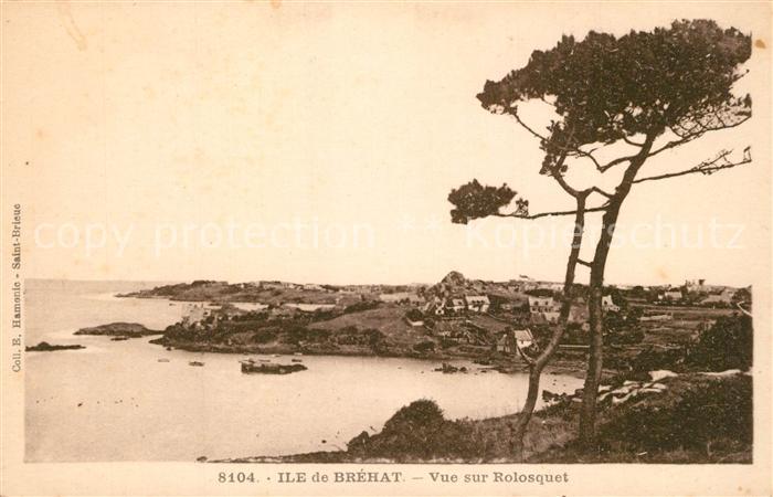Ile-de-Brehat Vue sur Rolosquet