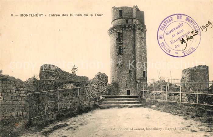 Montlhery Entrée des Ruines de la Tour