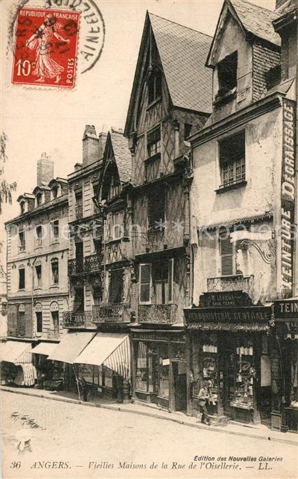 Angers Vieilles Maisons de la Rue de l'Oisellerie