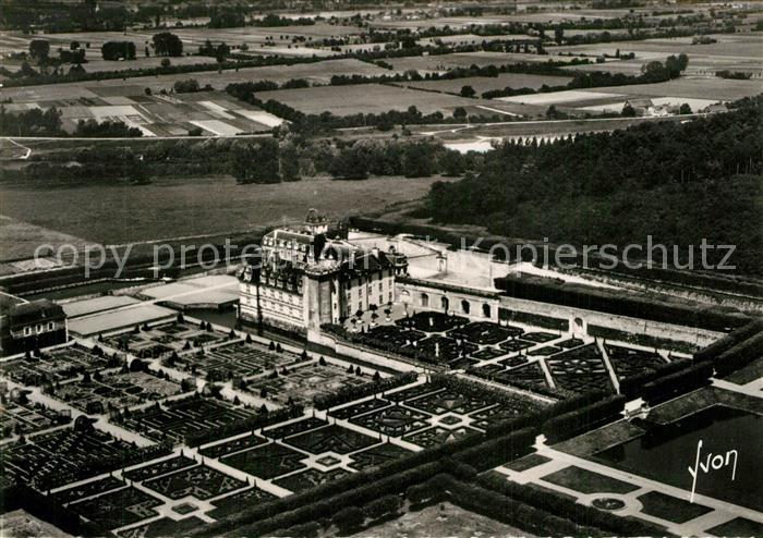 Villandry En avion au dessus des Chateaux de la Loire