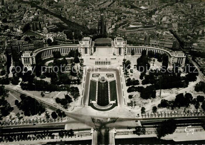 Paris et ses merveilles Le Trocadero vue prise de la Tour Eiffel
