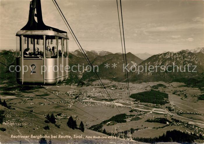 Reutte Tirol Bergbahn Alpenpanorama