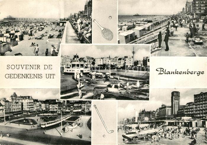 Blankenberge Strand Promenade Minigolf Hotels