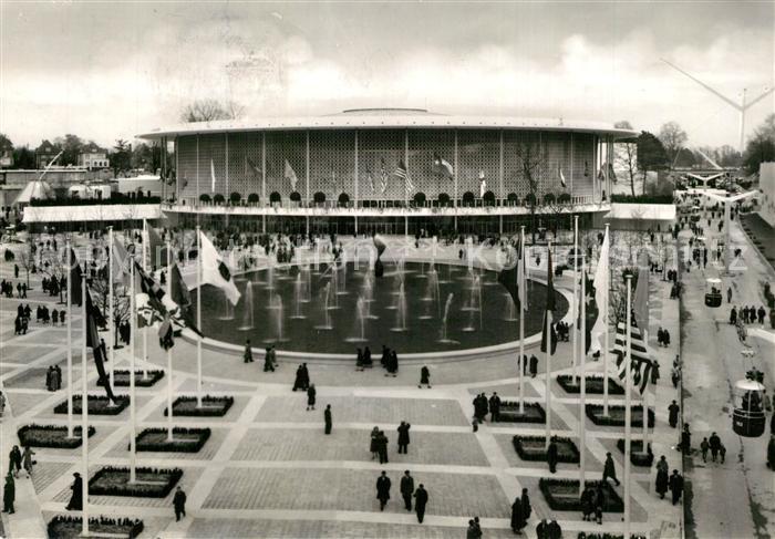 Bruxelles Bruessel Exposition Universelle Pavillon des Etats-Unis
