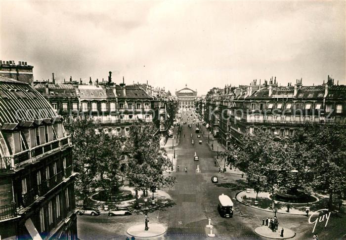 Paris et ses merveilles Avenue de l'Opéra