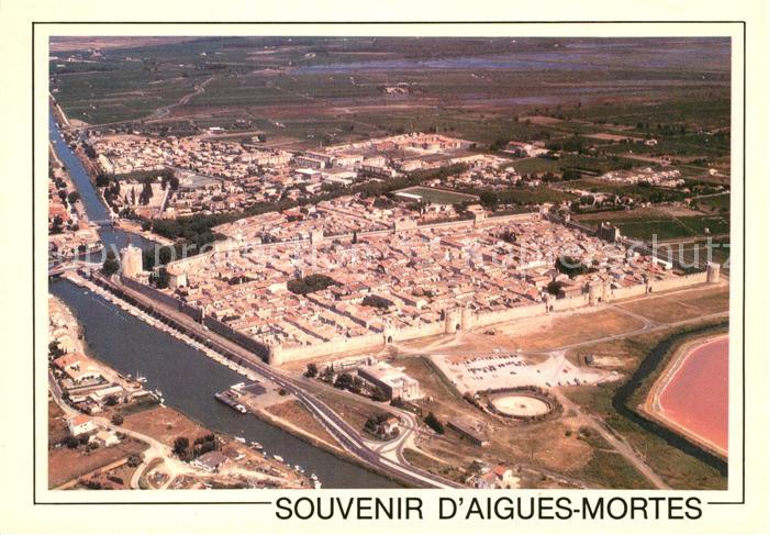 Aigues-Mortes Gard Vue aérienne