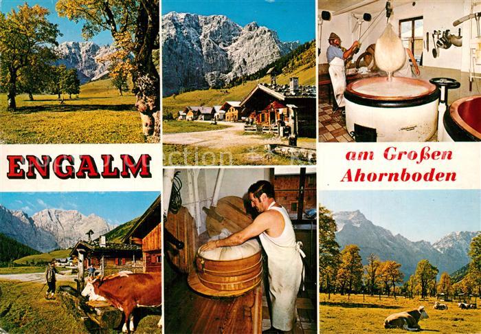 Engalm Kaeserei Landschaftspanorama Grosser Ahornboden