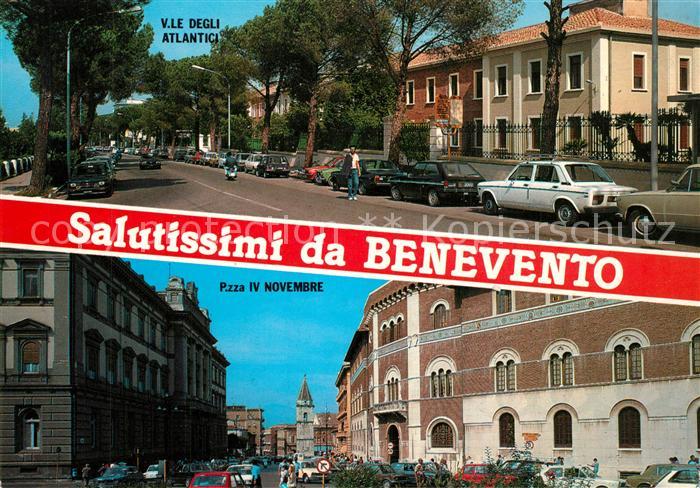 Benevento Via le Degli Atlancici Piazza IV Novembre