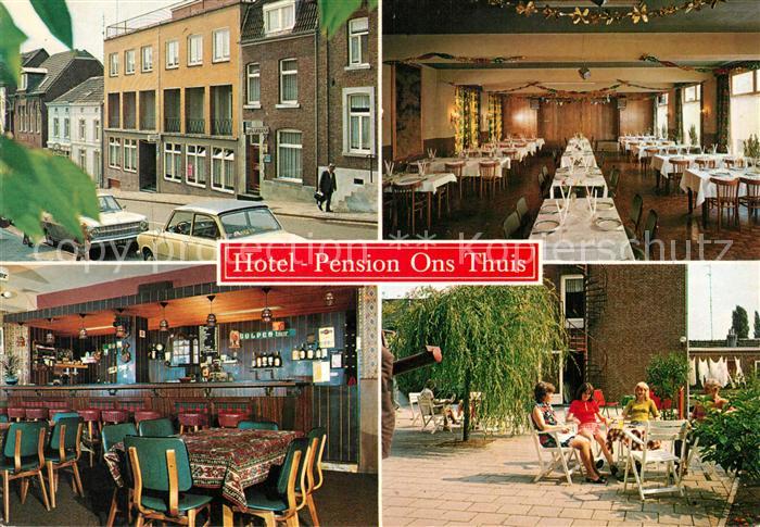 Gulpen Limburg Hotel Pension Ons Thuis Bar Speisesaal Gartenterrasse