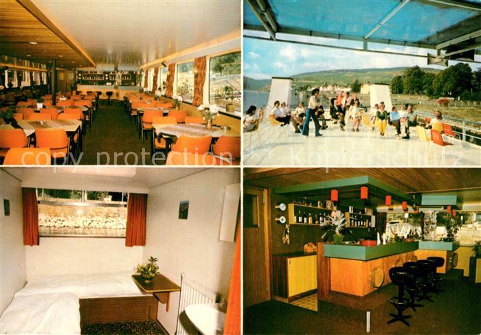 Arnhem Passagierschip Solaris Speisesaal Kabine Oberdeck Bar