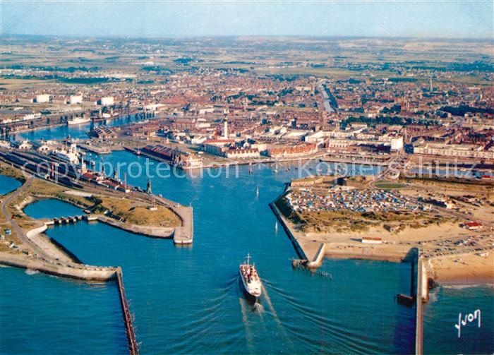 Calais Le Port Vue aerienne