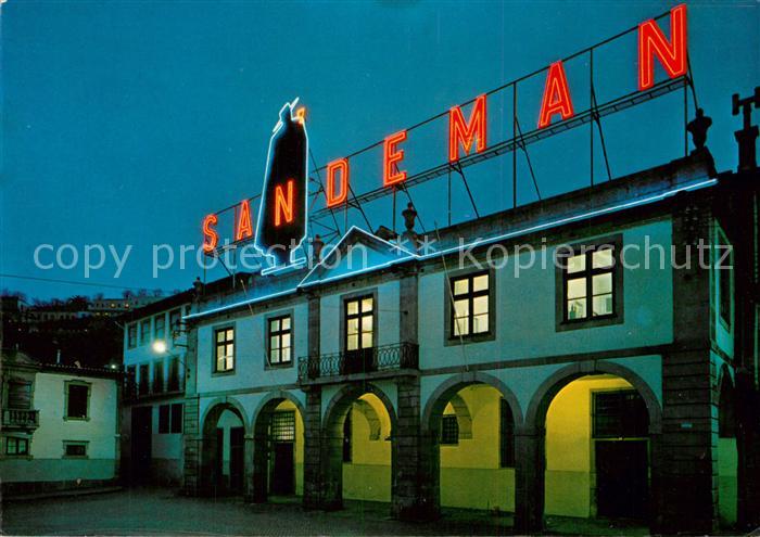 Porto Portugal Hotel Sandeman at night