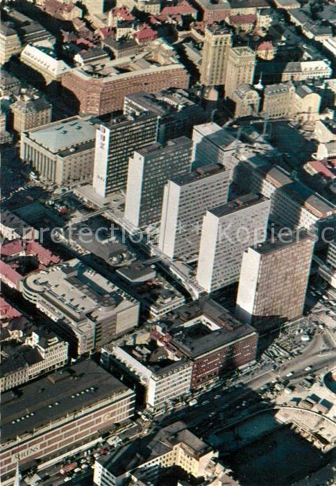 Stockholm Hoetorgscity Fliegeraufnahme
