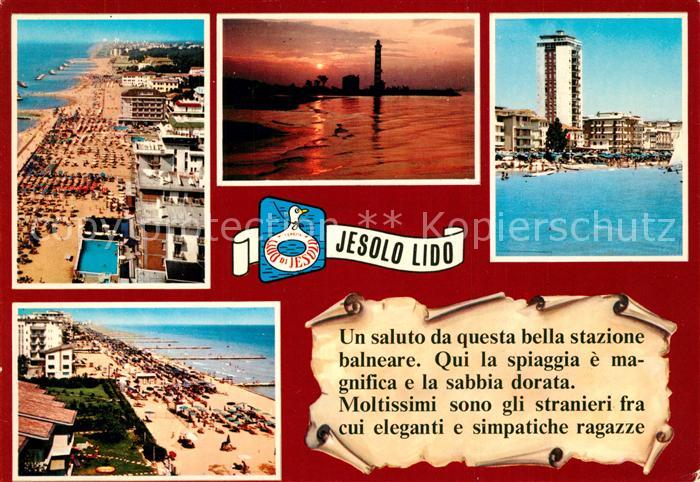 Jesolo Lido Teilansichten Panorama