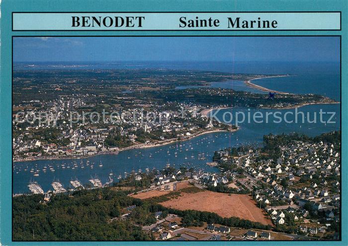 Benodet Sainte Marine Vue aerienne