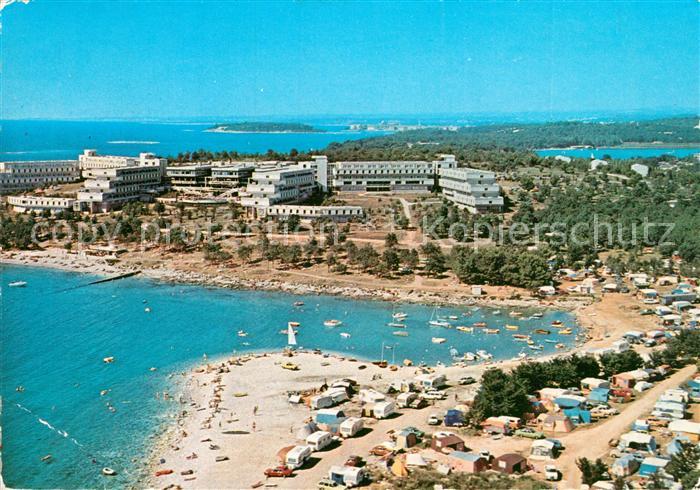 Porec Hotel Delfin Fliegeraufnahme