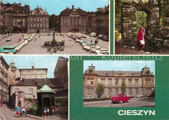 Cieszyn Pogorzu Slaskim Stary grod piastowski Wazny osrodek Zabytkowe kamienice
