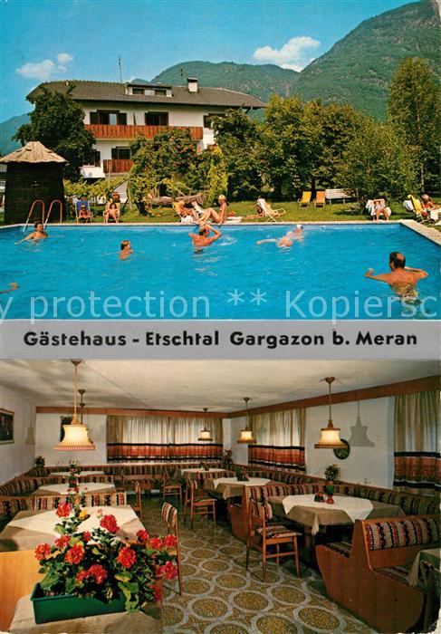 Gargazon Gargazzone Gaestehaus Etschtal Pool Gaststube