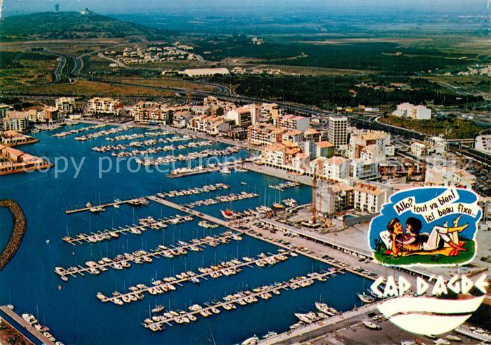 Cap-d Agde Le Mont St Loup Vue generale aerienne