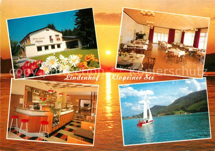 Unterburg Klopeinersee Gasthof Lindenhof Gastraum Bar