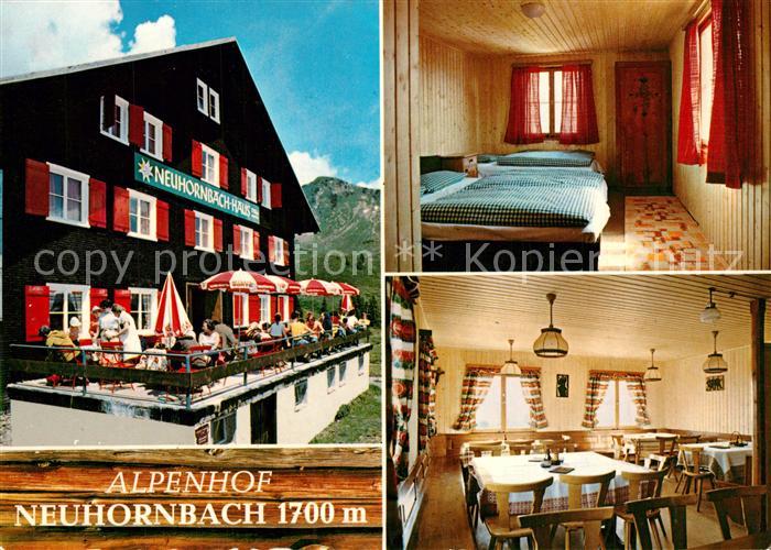 Schoppernau Vorarlberg Alpenhof Neuhornbach Haus Zimmer Gaststube
