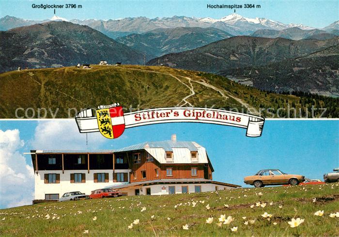 Sattendorf Panorama mit Grossglockner Stifters Gipfelhaus
