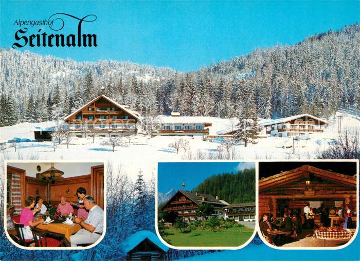 Radstadt Alpengasthof Seitenalm Gaststube Terrasse