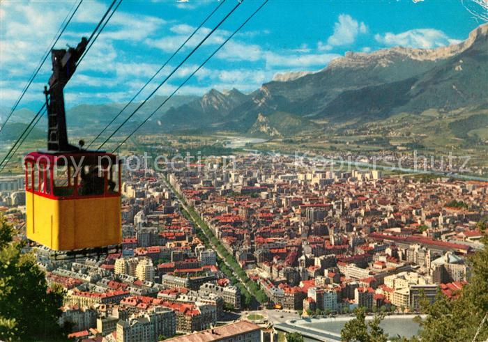 Grenoble Vue generale prise de la station superieure du Teleferique
