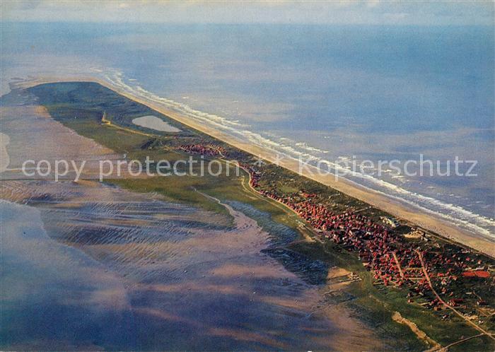 Juist Nordseebad Fliegeraufnahme