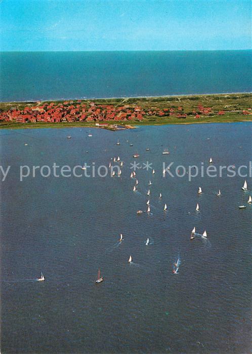 Juist Nordseebad Fliegeraufnahme Segelregatta