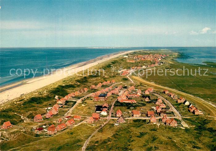 Juist Nordseebad Fliegeraufnahme