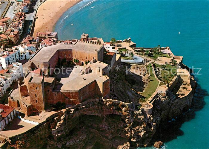 Peniscola Fliegeraufnahme Castillo