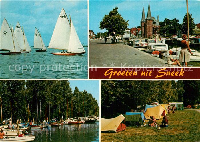 Sneek Segelboote Hafen Zeltplatz