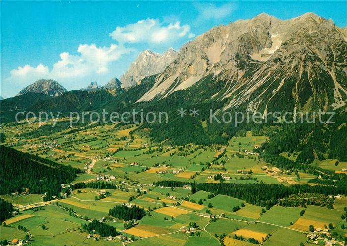 Ramsau Dachstein Steiermark Fliegeraufnahme Roethelstein Bischofsmuetze Torstein