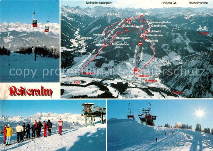 Mandling Ramsau Reiteralm Skipisten Seilbahn Winter