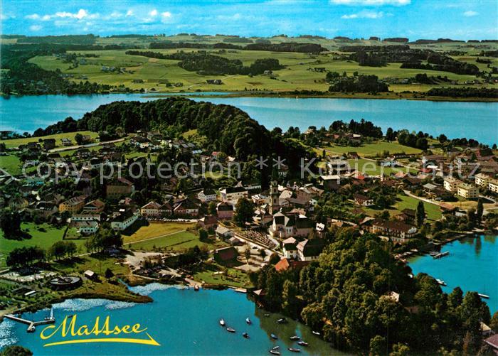 Mattsee Salzburg Fliegeraufnahme Schlossberg Niedertrumer Obertrumer See
