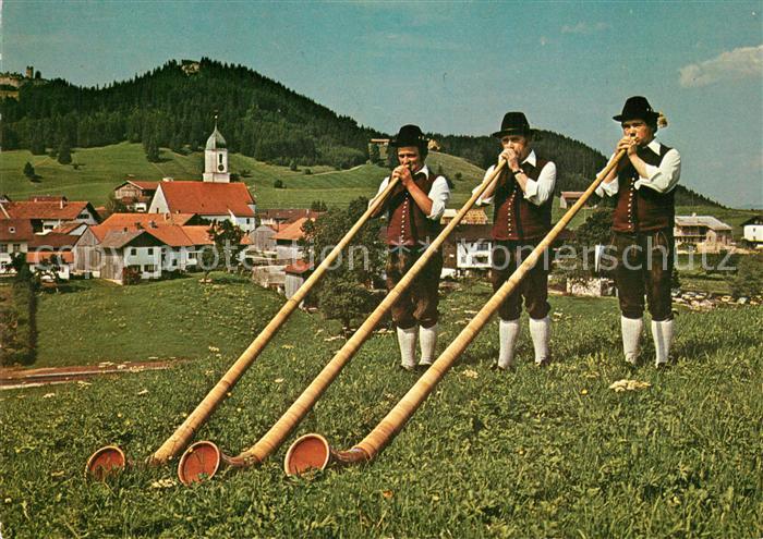 Zell Allgaeu Alphornblaeser