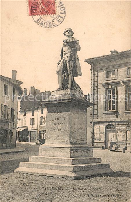 Tournes Statue de Greuze Monument
