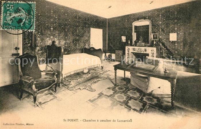 Saint-Point Chambre a coucher de Lamartine