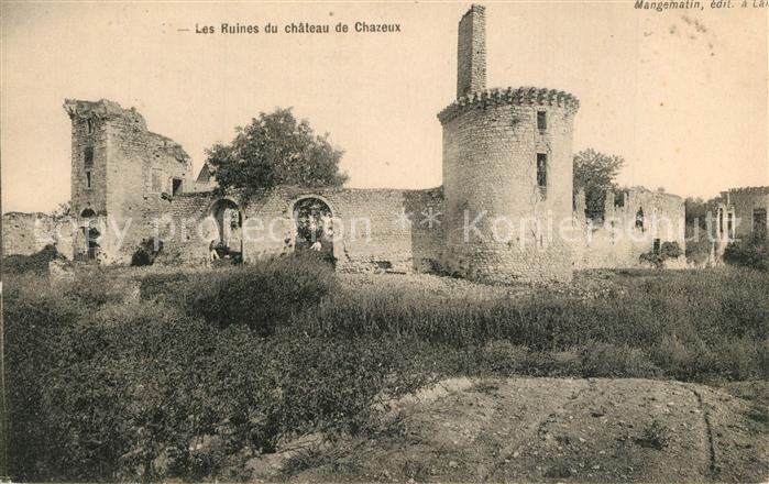 Chazeaux Ruines du chateau