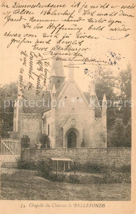 Bellefonds Chapelle du Chateau