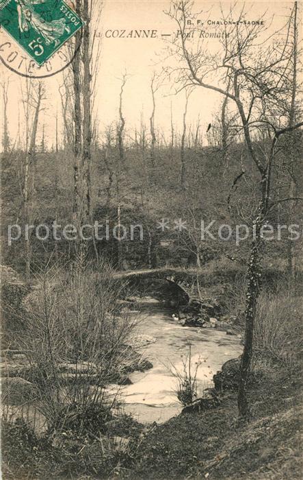 Auxonne Vallee de la Cozanne Pont Romain