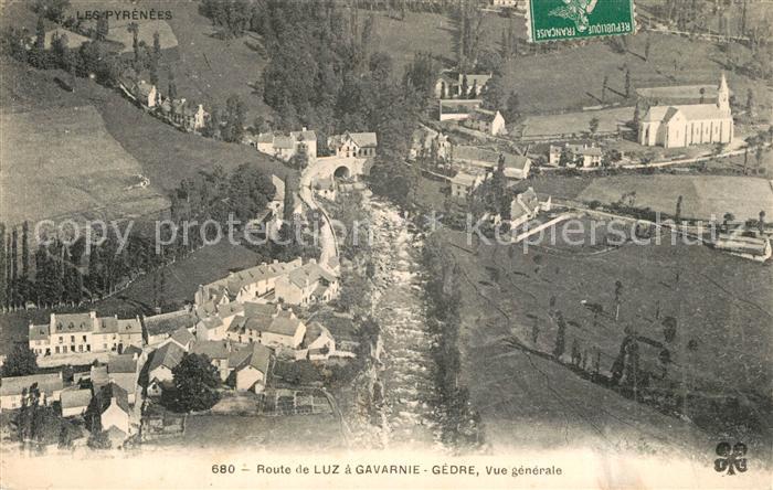 Luz-Saint-Sauveur Hautes Pyrenees Route de Luz a Gavarnie Gèdre